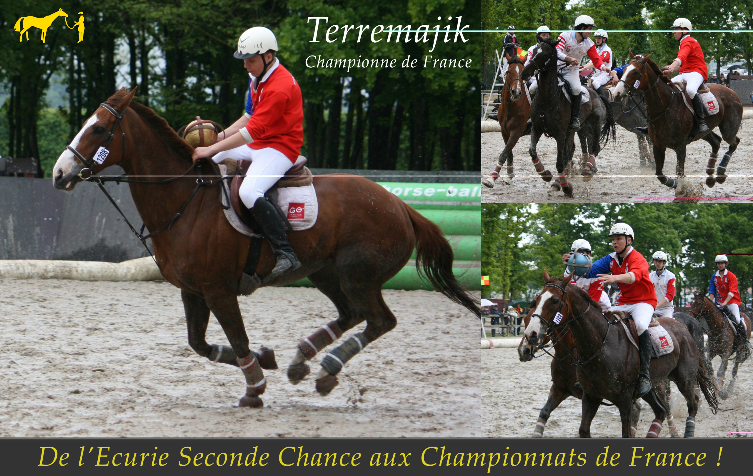 Une ancienne pensionnaire de l'écurie, championne de France !